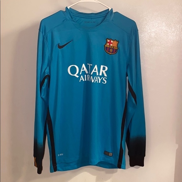 NWOT 2015 Barcelona away long sleeve jersey - Picture 6 of 7